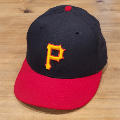 Vintage Pittsburgh Pirates Hat New Era Size 7 1/2 5950 Fitted Wool Authentic USA
