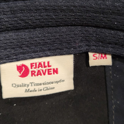 Fjall Raven Hat Cap snapback S/M Adjustable Blue Outdoor Trucker Embroidered