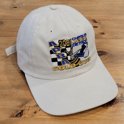 Vintage APBA Gold Cup 2001 Hat Boat Racing Race Made USA  Jeep Detroit