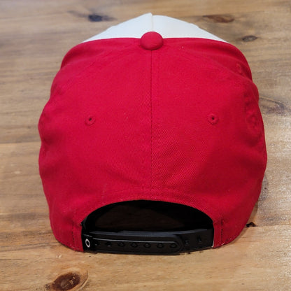 Oakley Hat Cap Snapback Red White One Size 110 Flex Adjustable