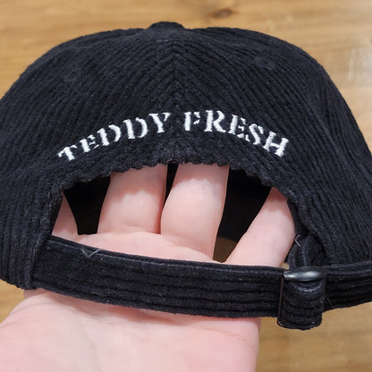 Teddy Fresh Hat Cap Corduroy Strap Back Black Since 1 Year Ago Youtube
