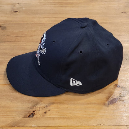Vintage Erie SeaWolves pirate wolf logo Hat New Era Size 7 3/8 Wool 59Fifty MiLB