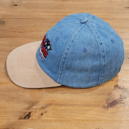 Vintage Sprint Car All Stars 2000 Racing Denim Hat Strap Back Race Y2K 00s