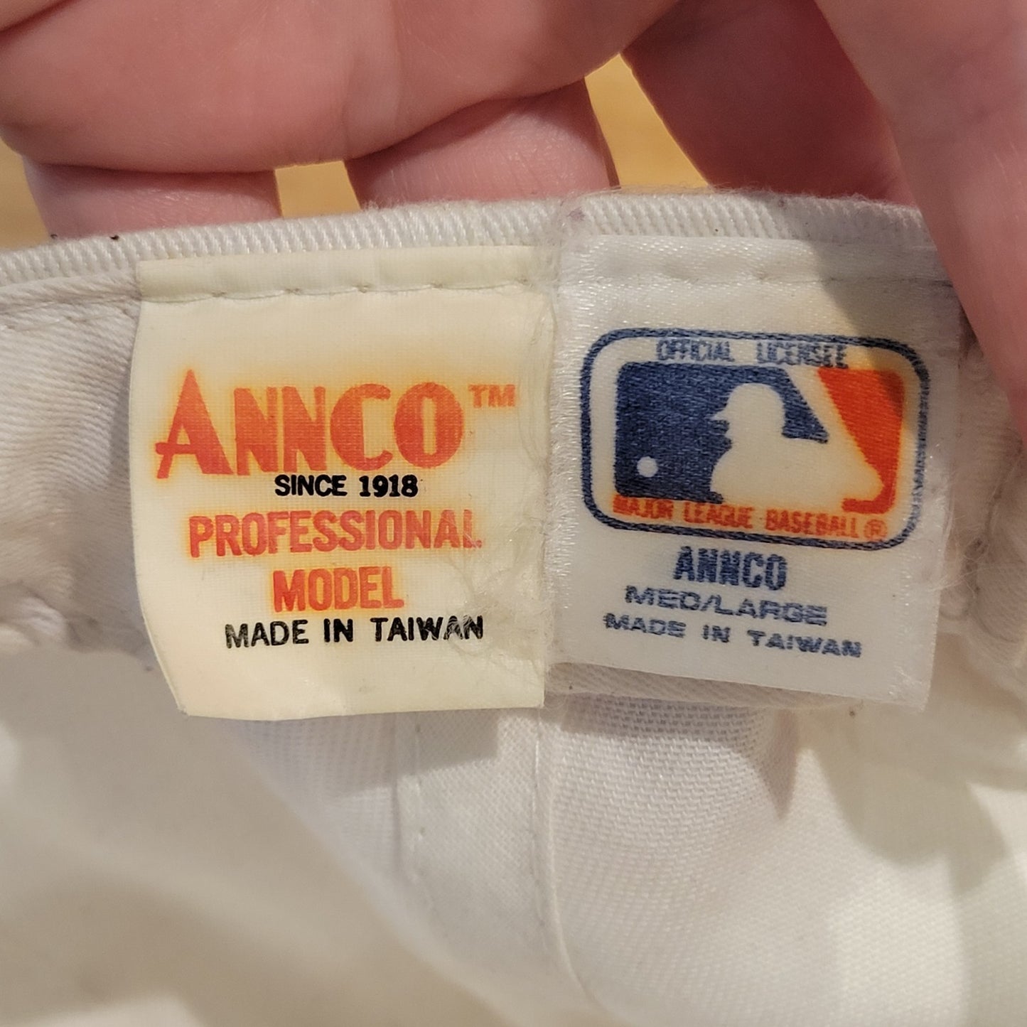 Vintage Oakland Athletics Hat Snapback ANNCO White 90s 80s One Size MLB Baseball