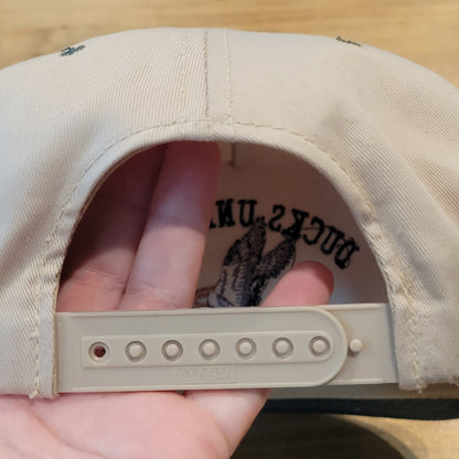 Vintage Ducks Unlimited Hat Snapback Brown Green Embroidered DU Boone County