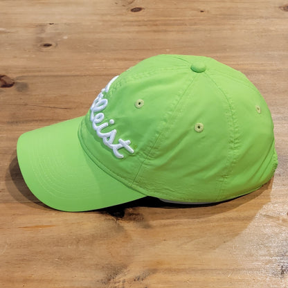 Titleist Hat Cap Strap Back Neon Green Golf Lightweight Adjustable Golfer