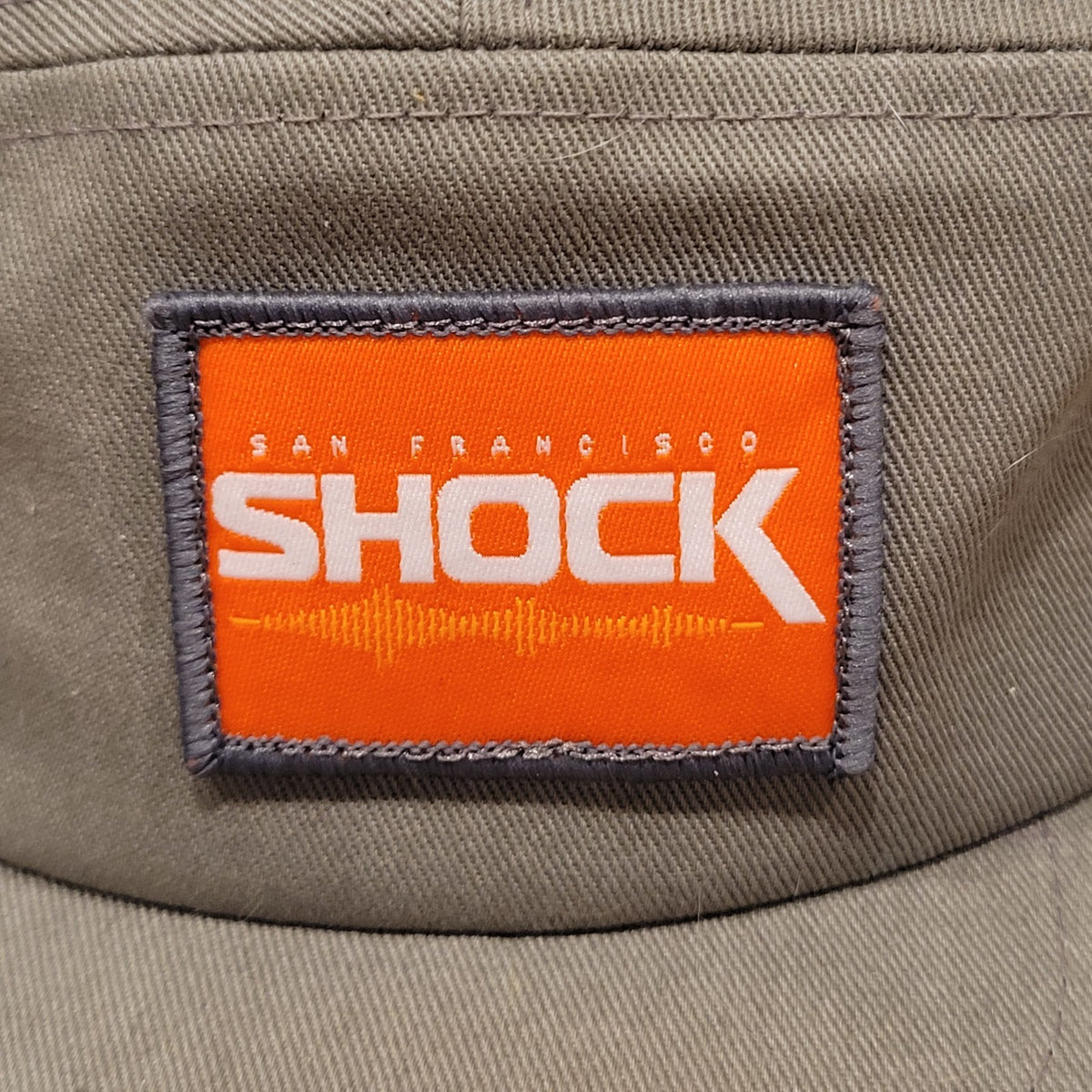 San Francisco Shock 5 Panel Hat Strap Back Fanatics Gray Tracer Overwatch League