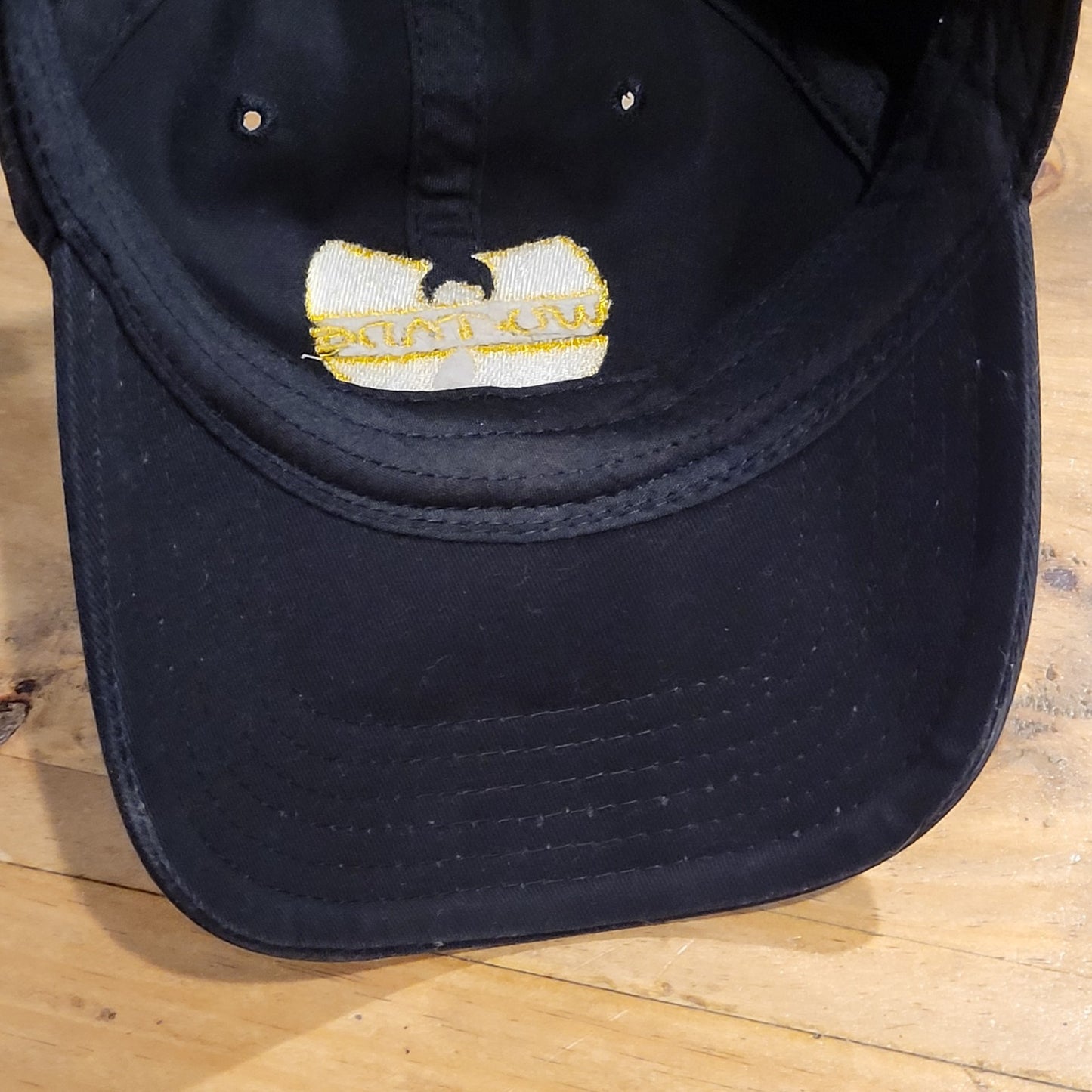 Wu-Tang Clan Hat Black Strap Back Rap 90s Y2K Hop Hop One Size Adjustable