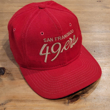Vintage San Francisco 49ers Hat Sports Specialties Single Script 90s Wool Korea