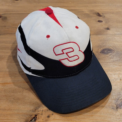 Vintage Dale Earnhardt Hat Nutmeg 90s Claw Stripes NASCAR Racing Car #3