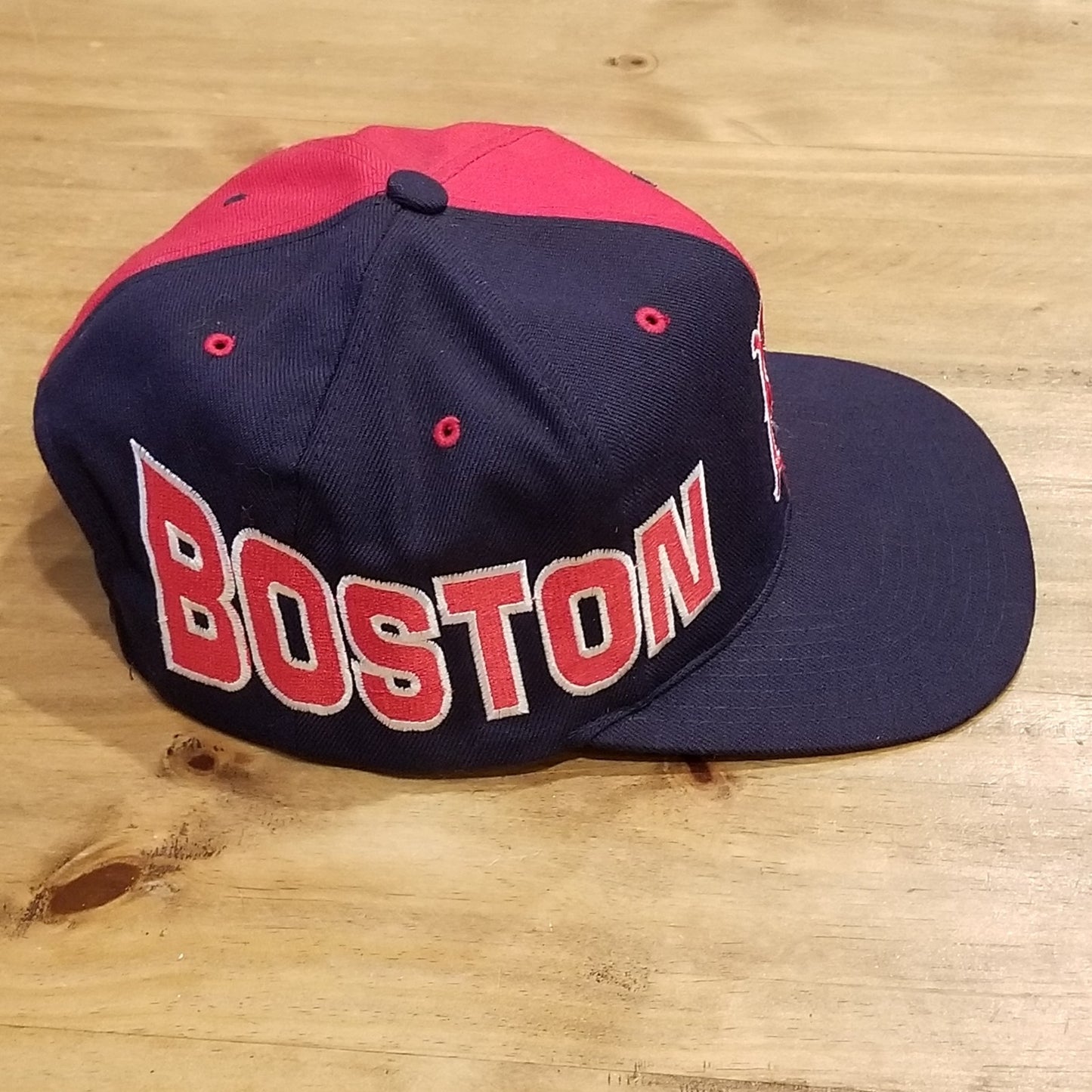 Vintage Boston Red Sox Hat Snapback American Needle Wool Big Spell Out Logo