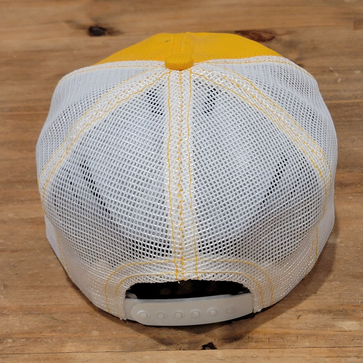 Vintage Strasburg Trucker Hat Snapback Yellow Red Patch Railroad Train One Size