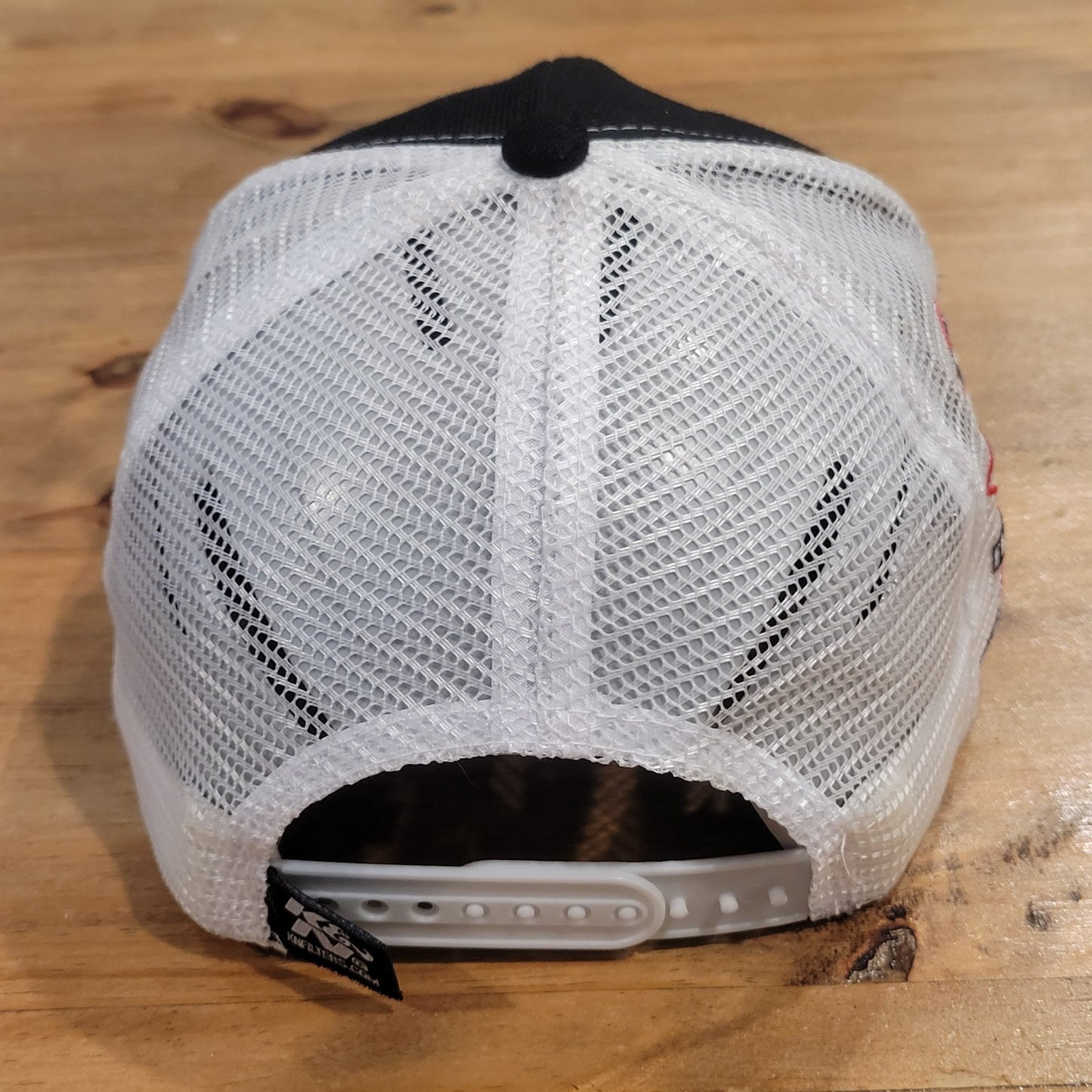 K&N Filters Hat Snapback Black White Car Racing Exhaust Performance Race