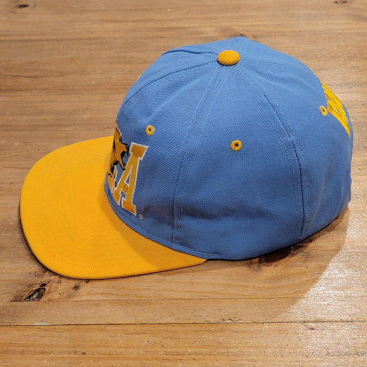 Vintage UCLA Bruins Hat Snapback 90s College Headmaster Wool Korea College