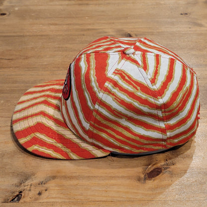 Vintage San Francisco Zubaz Hat Snapback AJD Made USA 90s Y2K NFL Football