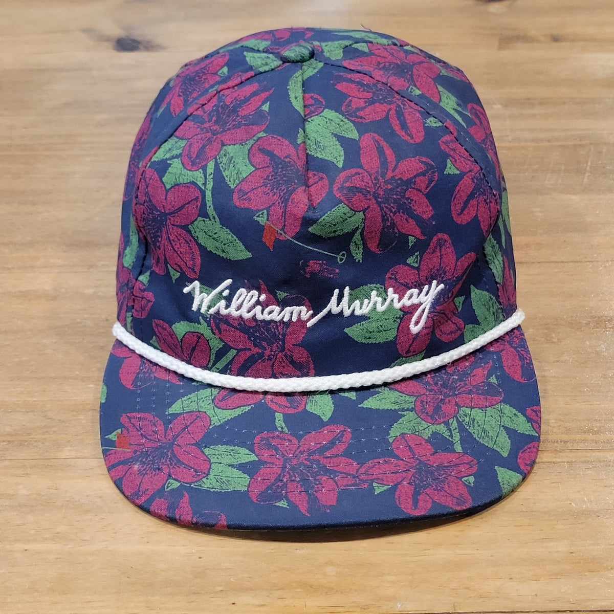 William Murray Hat Snapback Floral Flower AOP Golf Rope Multicolor One Size