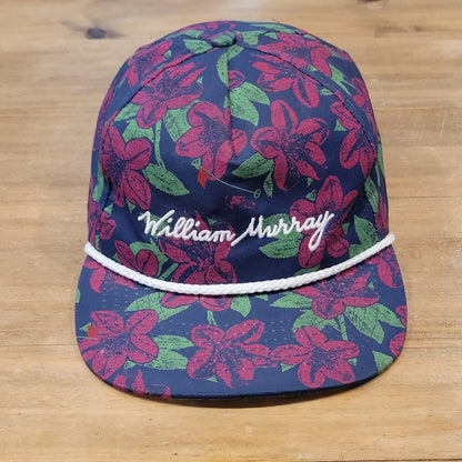 William Murray Hat Snapback Floral Flower AOP Golf Rope Multicolor One Size
