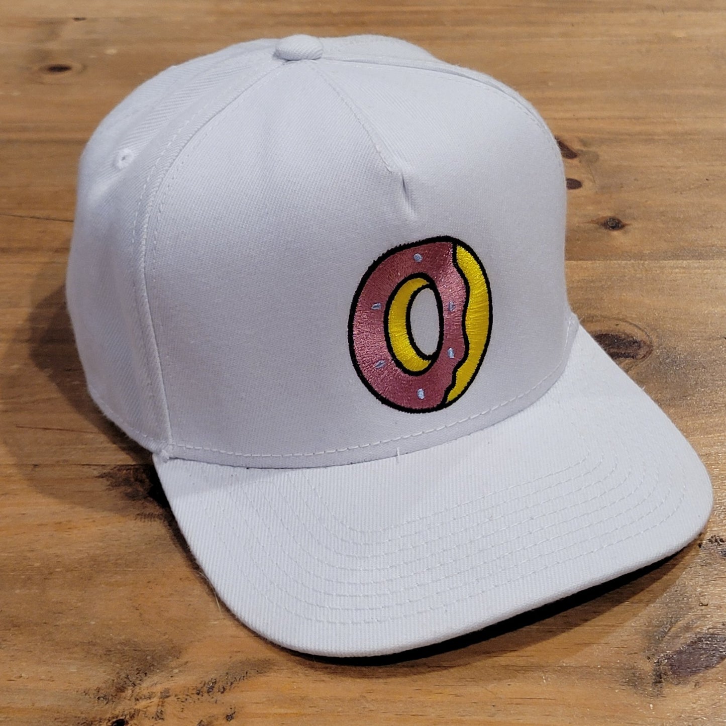 Odd Future OFWGKTA Donut Snapback Hat White Tyler The Creator Golf Wang Cap