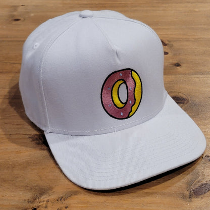 Odd Future OFWGKTA Donut Snapback Hat White Tyler The Creator Golf Wang Cap