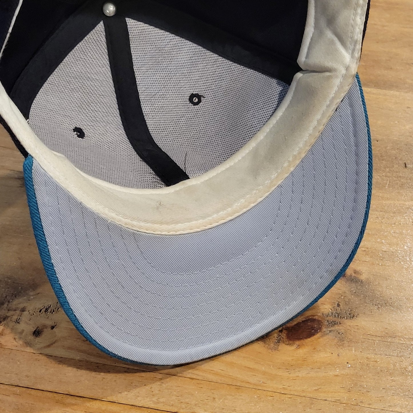 Vintage Seattle Mariners New Era Diamond Collection Wool 90s Size 7 1/2 MLB Blue