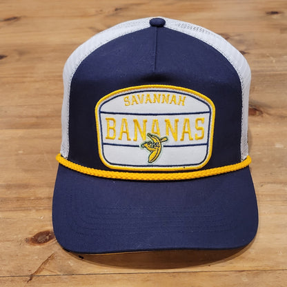 Savannah Bananas Hat Snapback 47 Brand Mesh Back Trucker Baseball Patch Rope