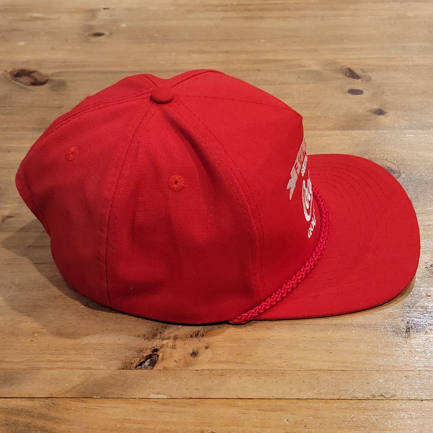 Vintage Coke Golf Hat Snapback Red Rope Fullers Tournament Coca-Cola 90s