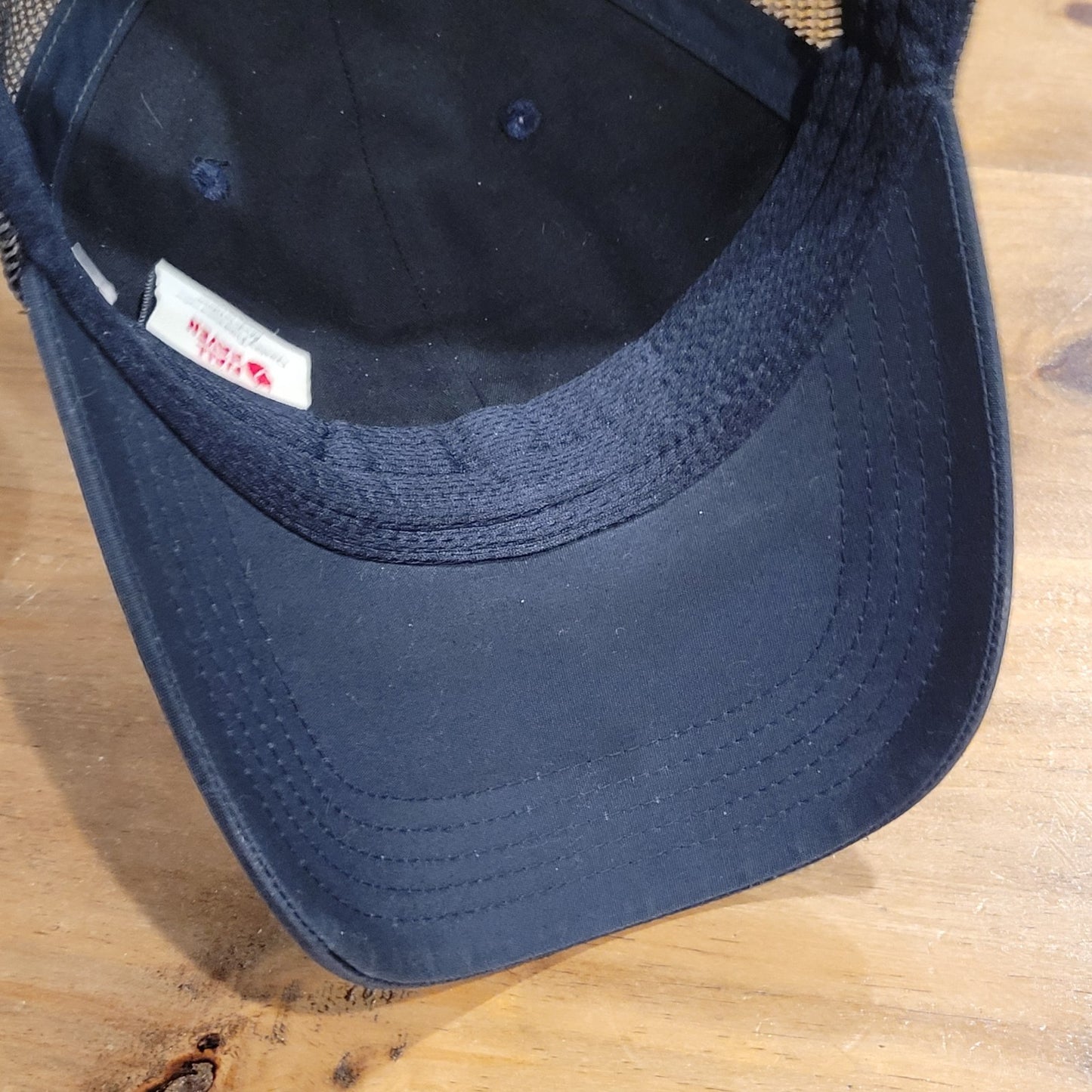 Fjall Raven Hat Cap snapback S/M Adjustable Blue Outdoor Trucker Embroidered