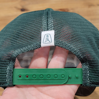 Ping Golf Hat Cap Snapback Green White Spell Out Rope 110 Flex Golfer Adjustable