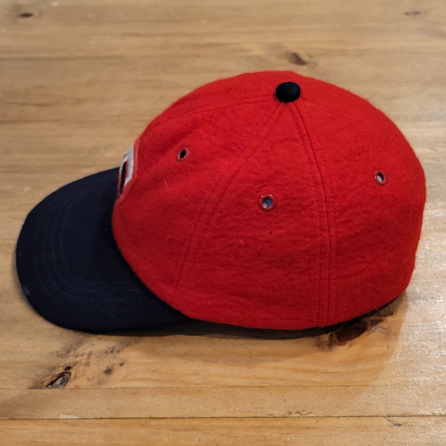 Vintage Minnesota Twins Hat Size S/M Flex Fit 70s 80s Wool Red MLB Baseball TC