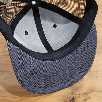 Snap On Tools Hat Snapback Gray Mesh Trucker Spell Out Script One Size