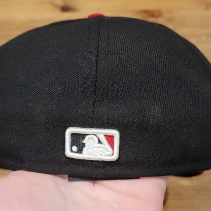 Arizona Diamondbacks Hat New Era Size 7 7/8 Fitted 59Fity Black Snake Logo MLB