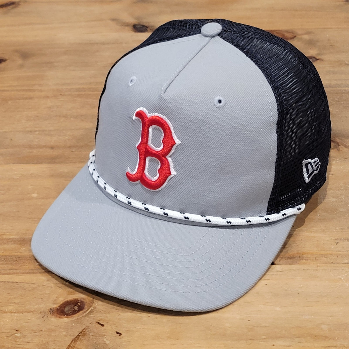 Boston Red Sox Hat New Era Snapback Golfer Rope Gray One Size MLB Baseball