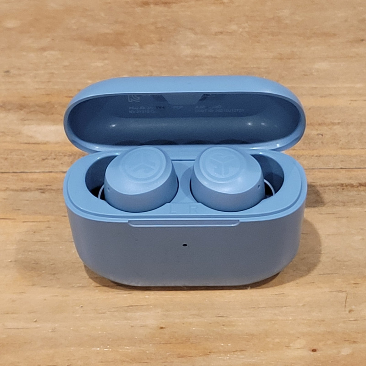 Jlab Go Pop Wireless Bluetooth Earbuds Compact With Charging Case Blue