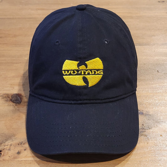 Wu-Tang Clan Hat Black Strap Back Rap 90s Y2K Hop Hop One Size Adjustable