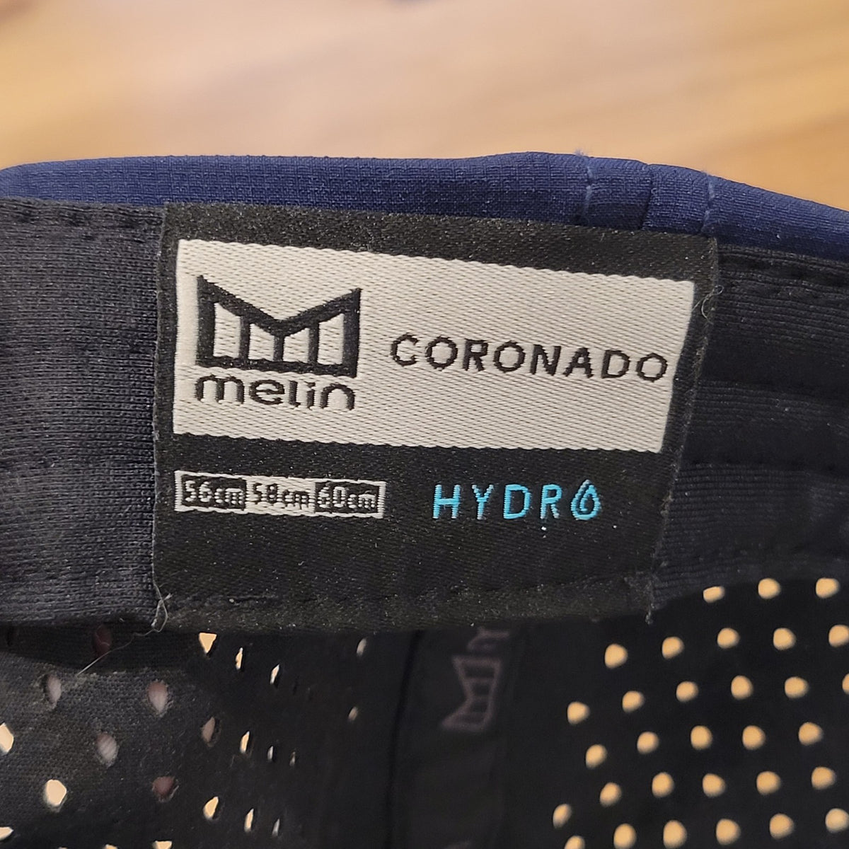 Melin Coronado Hydro Snapback Hat Anchored in Quality Open Seas 58cm Fit Blue