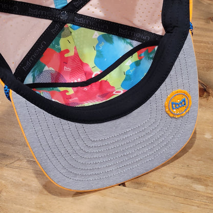 Melin Coronado Hydro Neon Collection Hat Snapback Orange Rope  Adjustable CL Fit