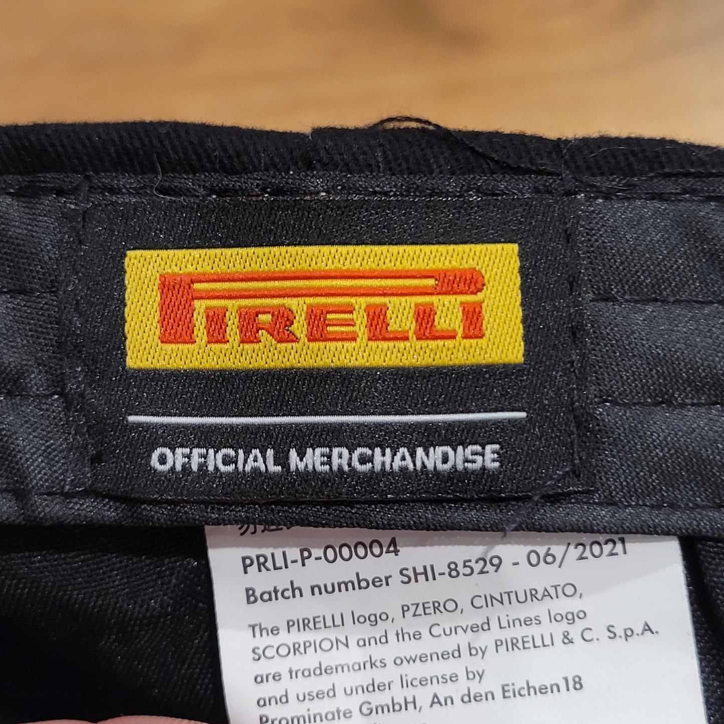 Pirelli Tires Racing Hat Strap Back 1st Pzero Leaf Scramble Eggs Car