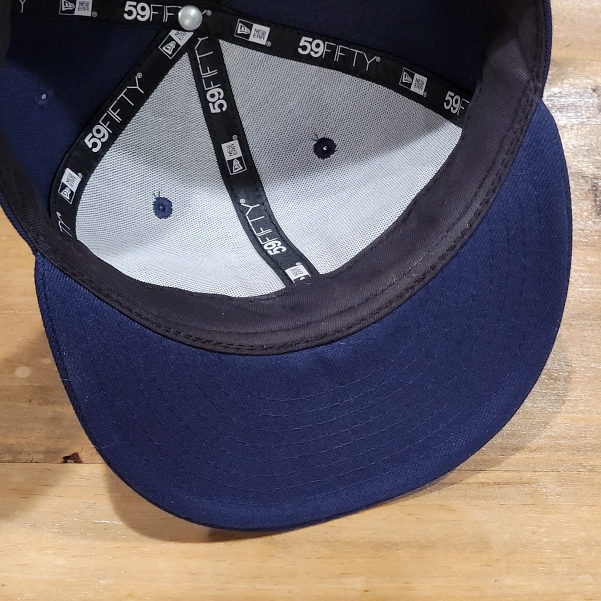 Gonzaga Bulldogs Hat New Era Size 7 3/4 Fitted Blue College 59Fifty Zags