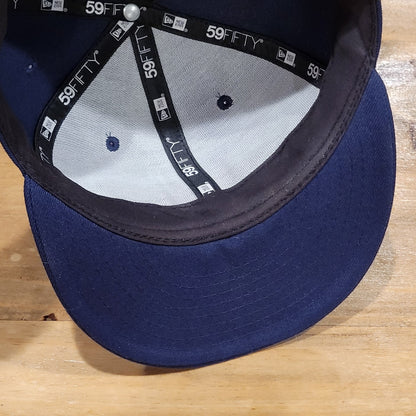 Gonzaga Bulldogs Hat New Era Size 7 3/4 Fitted Blue College 59Fifty Zags