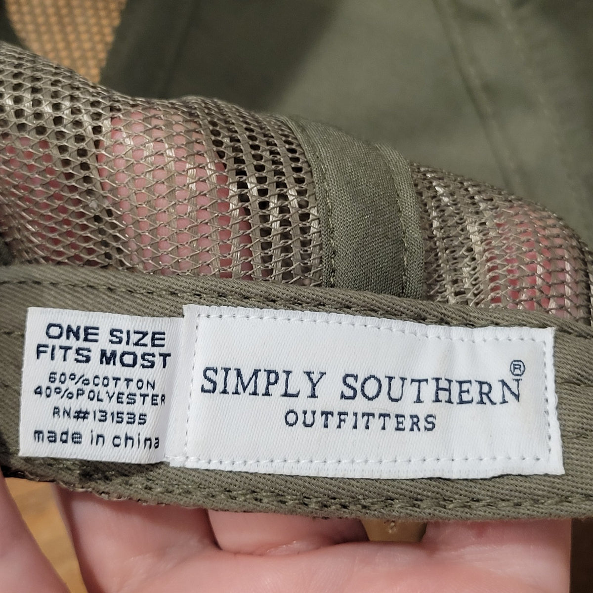 Simply Southern Outfitters Hat Panel Duck Hunting Mesh Back One Size Outdoor