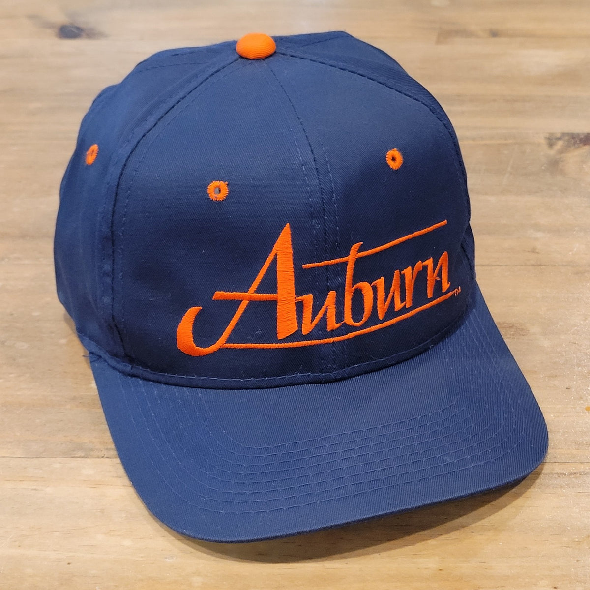 Vintage Auburn Tigers Hat Snapback The Game Bar Script 90s College Football