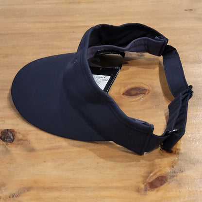 Nike Golf High Rise Visor Hat Cap Black White Swoosh Golfer One Size