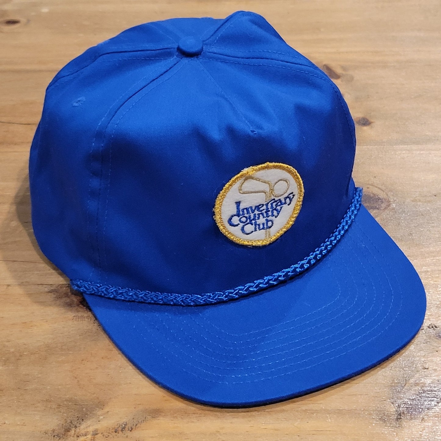Vintage Inverrary Country Club Hat Snapback Blue Rope 80s 90s Lauderhill Florida
