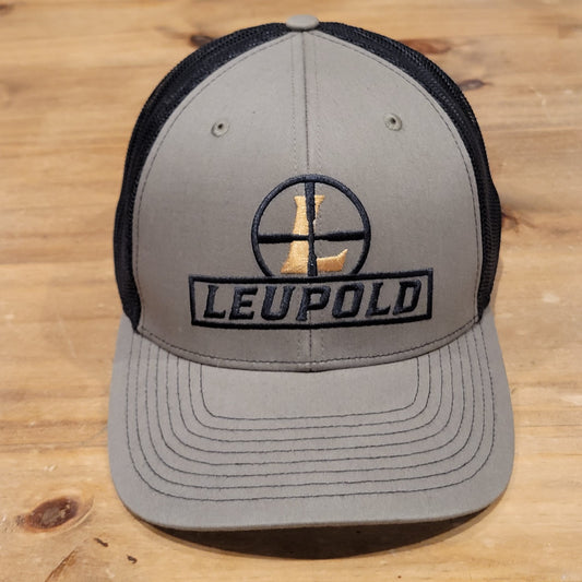Leupold Hat Snapback Trucker Mesh Scope Hunting One Size Adjustable