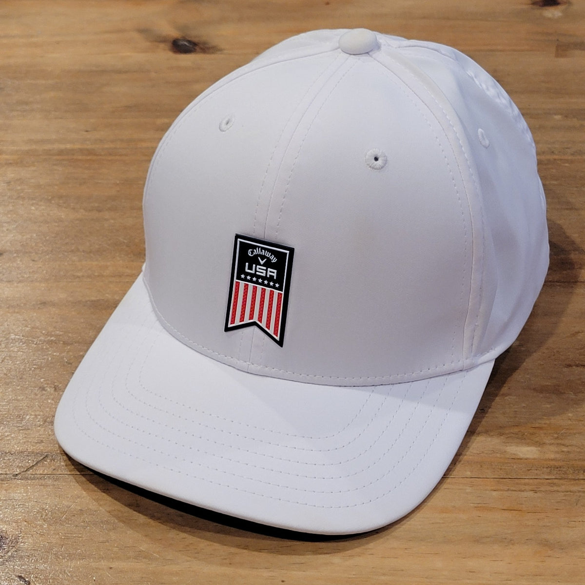 Callaway Golf USA Snapback White Logo Banner One Size Adjustable