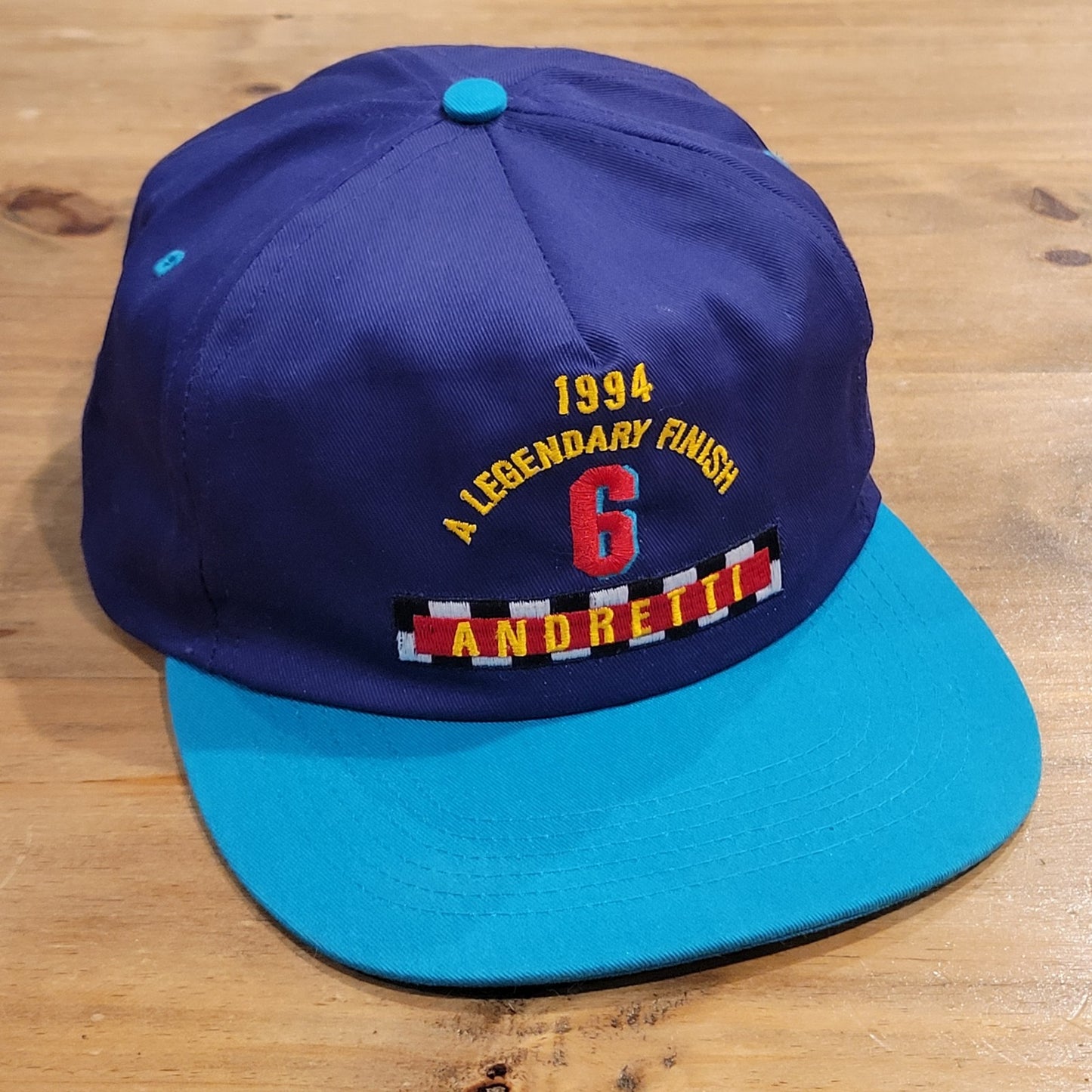 Vintage  Mario Andretti A Legendary Finish Hat Snapback Texaco Havoline Racing