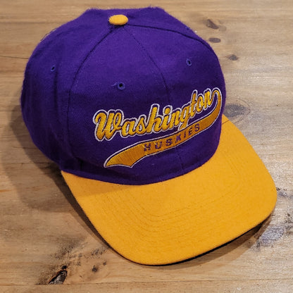 Vintage Washington Huskies Starter Hat Cap Wool Tailsweep 90s One Size College