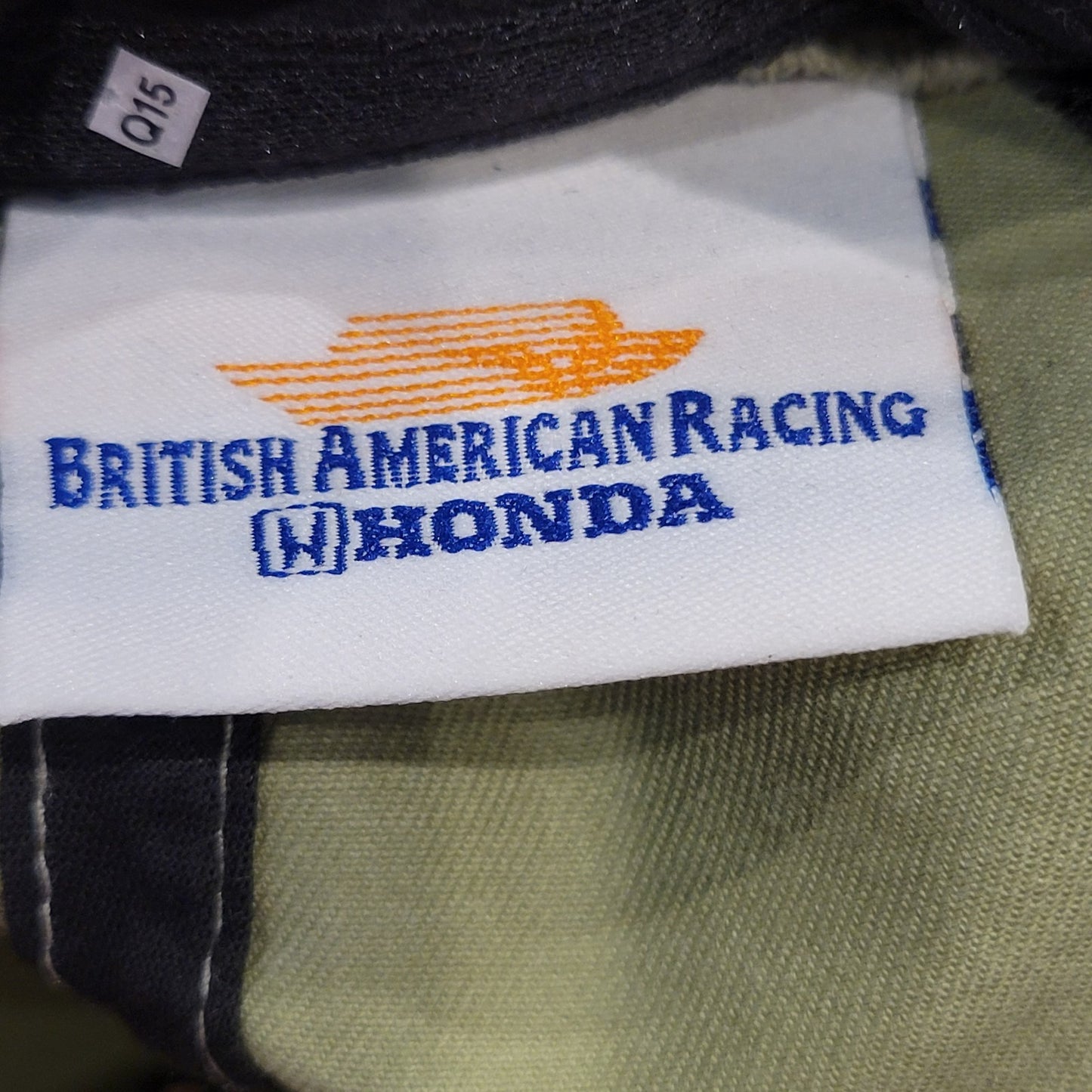 Vintage Honda British American Racing Hat Strap Back Green F1 Constructor