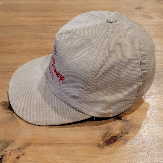 Vintage Disney Corduroy Hat Snapback Brown Walt Disney Studios Movie Made USA
