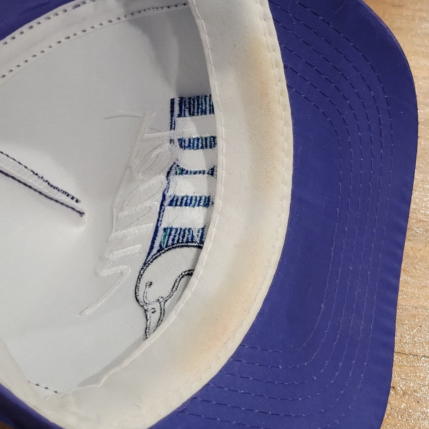 Vintage Ducks Unlimited Hat Snapback Purple Team DU Rope 90s